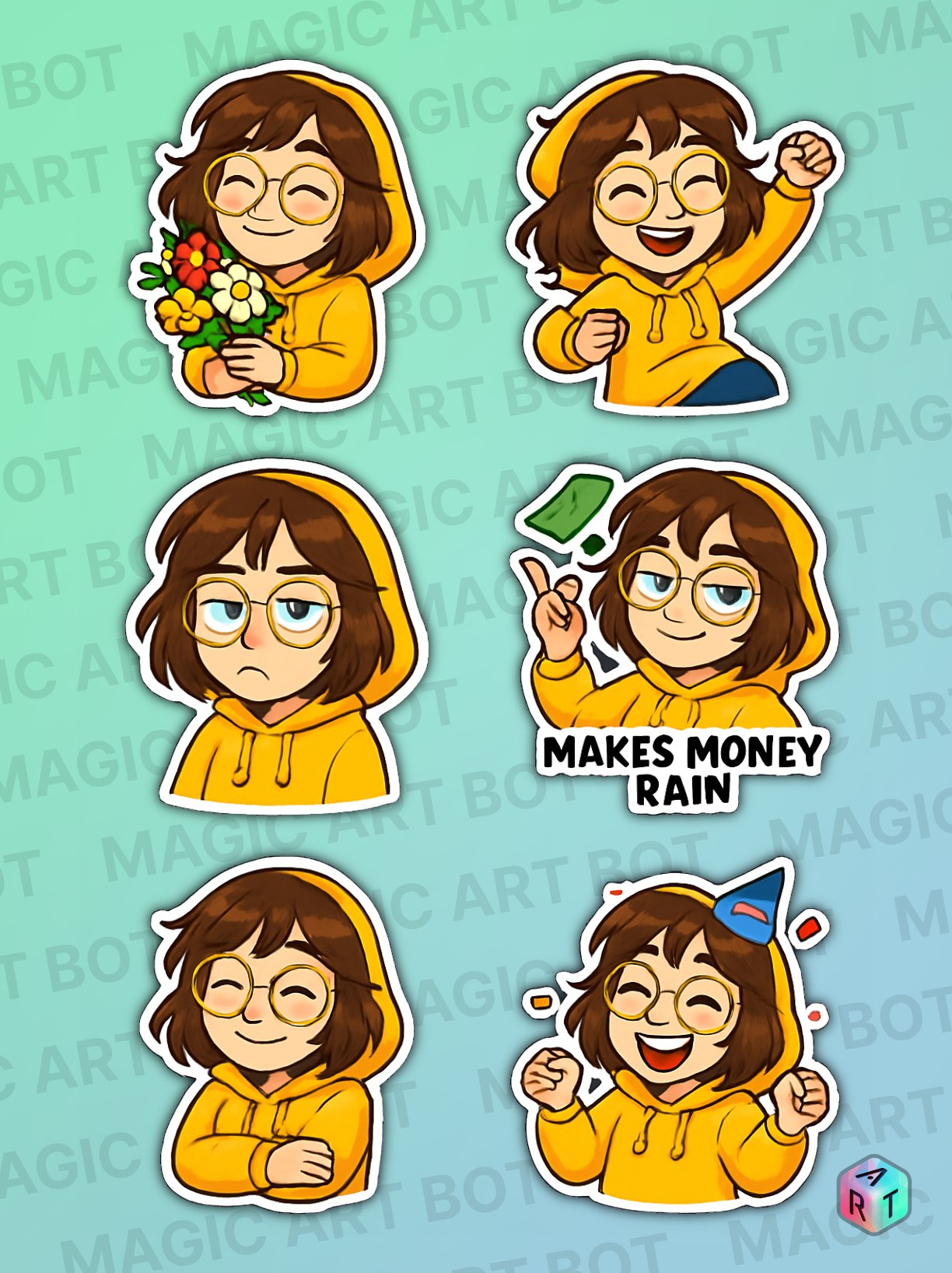 Example 1 sticker sheet